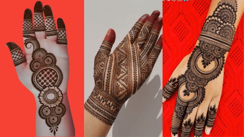 Mehndi Design Front Simple