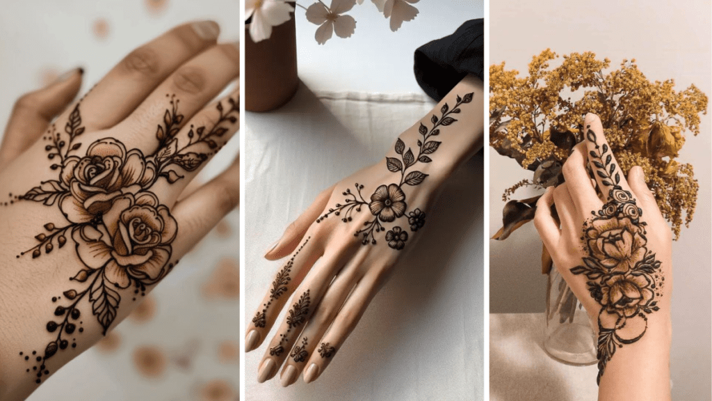 Front Hand Mehndi Design Easy