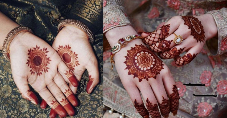 Simple Mehndi Design Photo