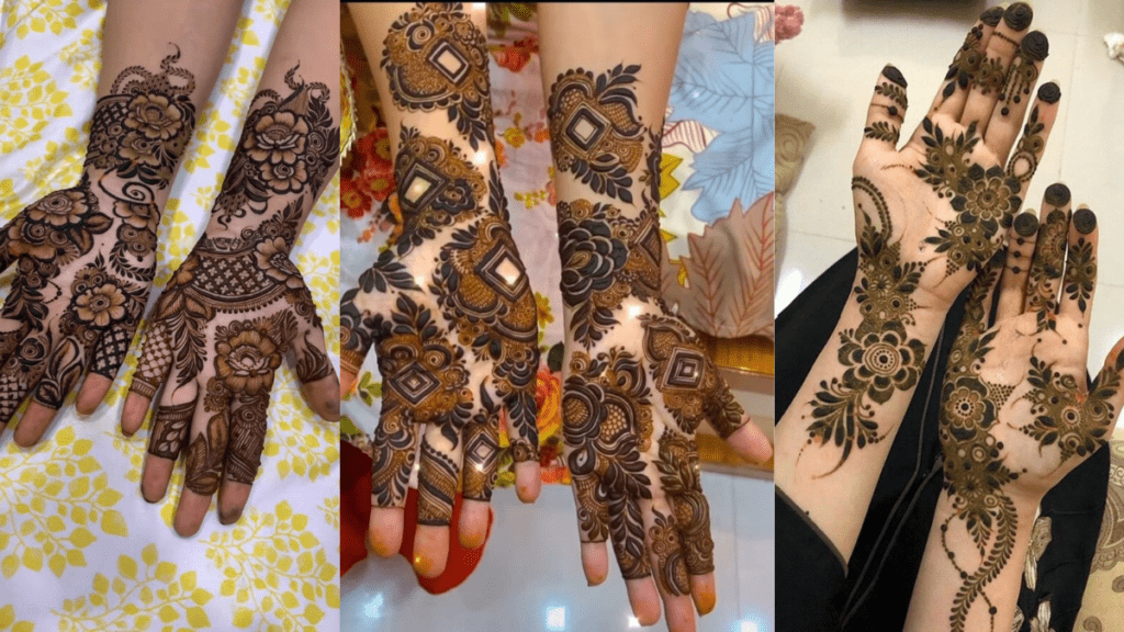 Mehndi Design Easy Front Hand
