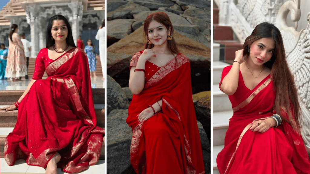 Saree Pose