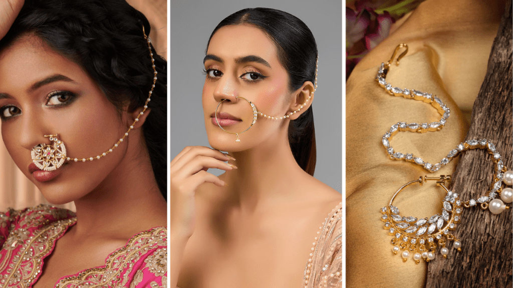 Wedding Gold Nath Design