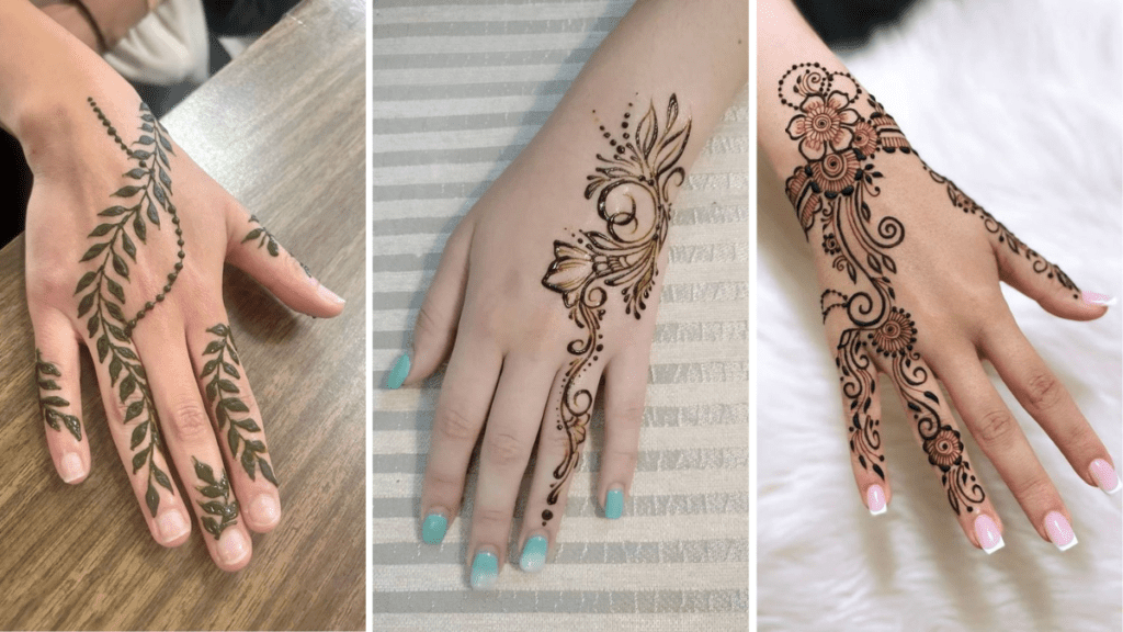 Mehndi Design Back Side