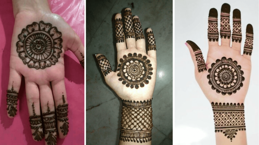 Pakistani Tikki Mehndi Design