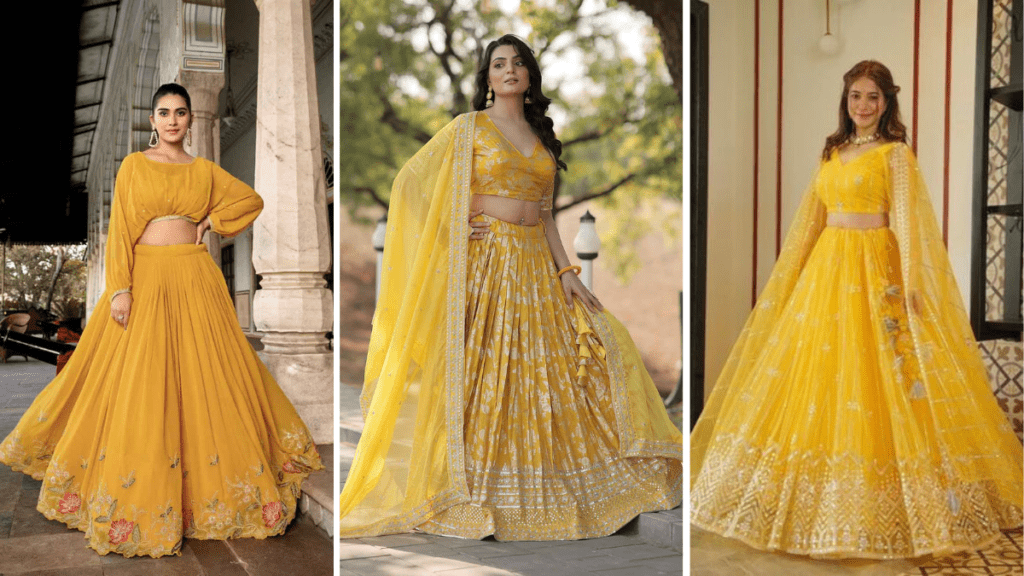 Haldi Dress Girl