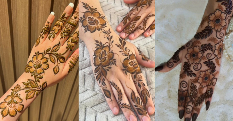 Stylish Leg Mehndi Designs