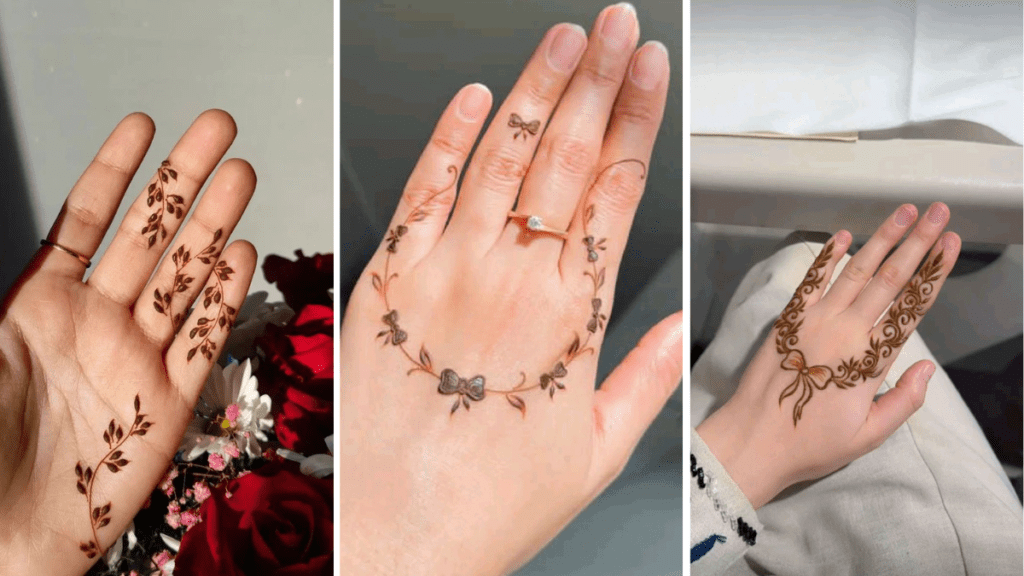 Stylish Finger Mehndi