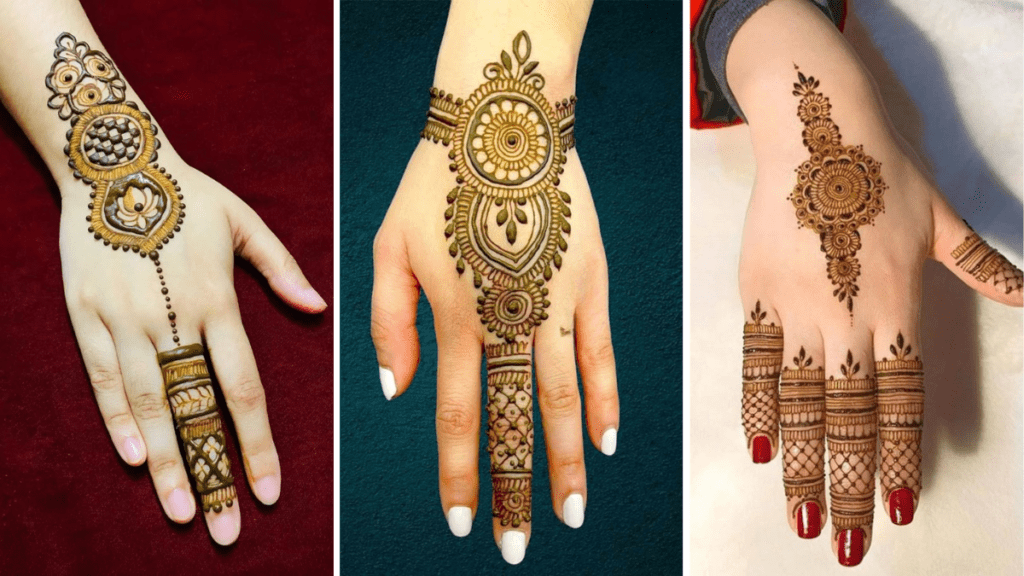 Front Simple Mehndi