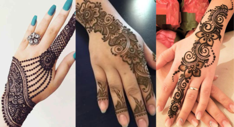 Henna Back Hand Design