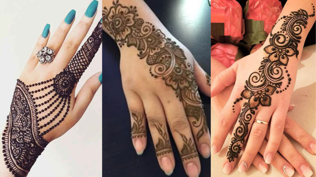 Henna Back Hand Design