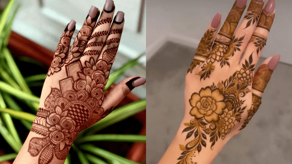 Stylish Back Hand Mehndi