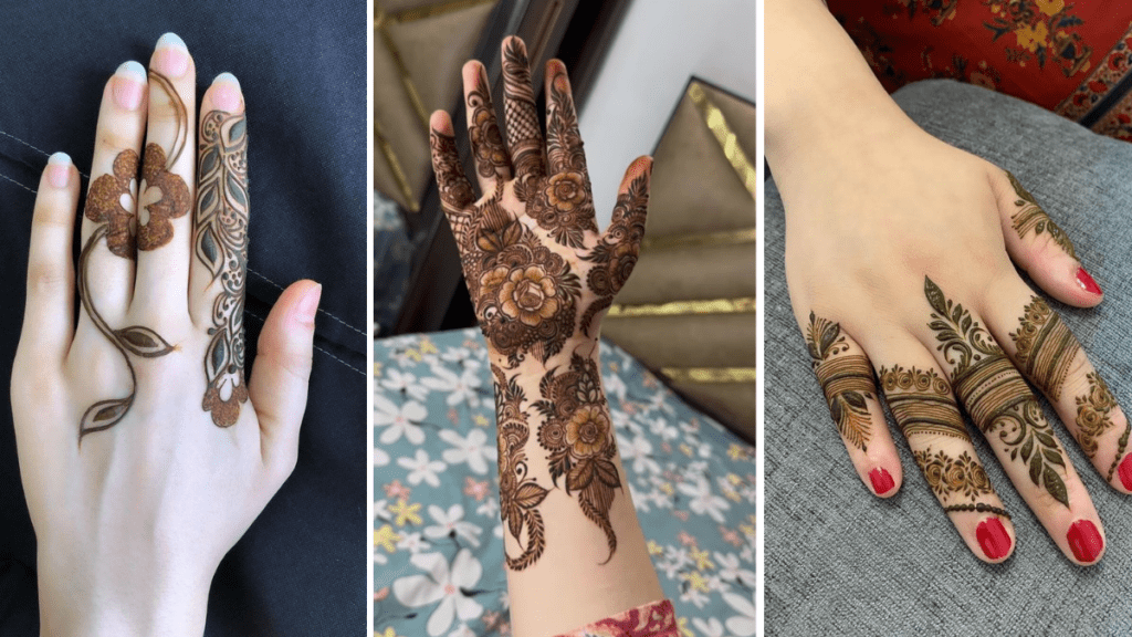 Stylish Khafif Mehndi Design