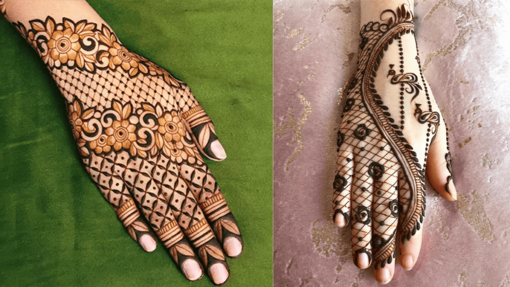 Arabic Rose Mehndi Design