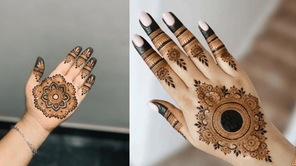 Short Mehndi Design