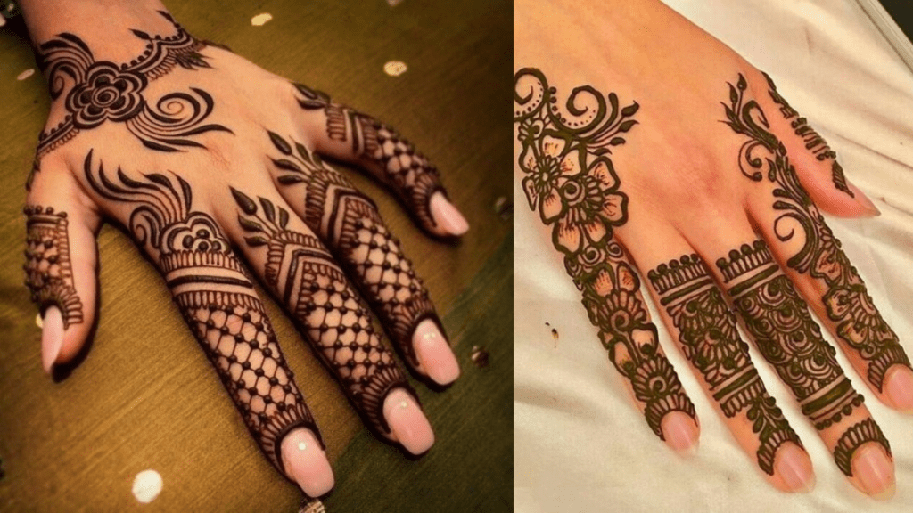 Royal Finger Mehndi Design