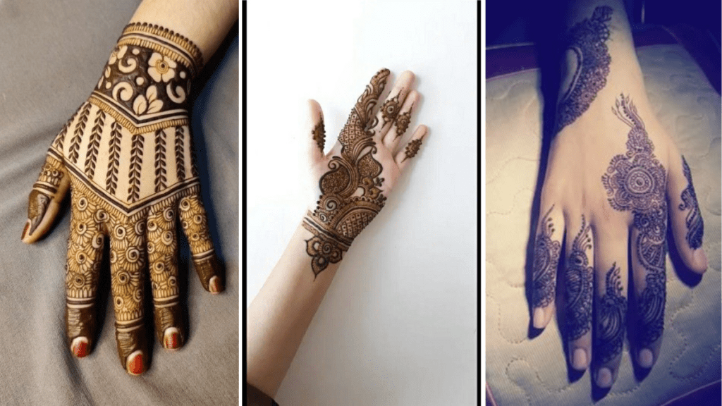 Back Hand Simple Mehndi Design