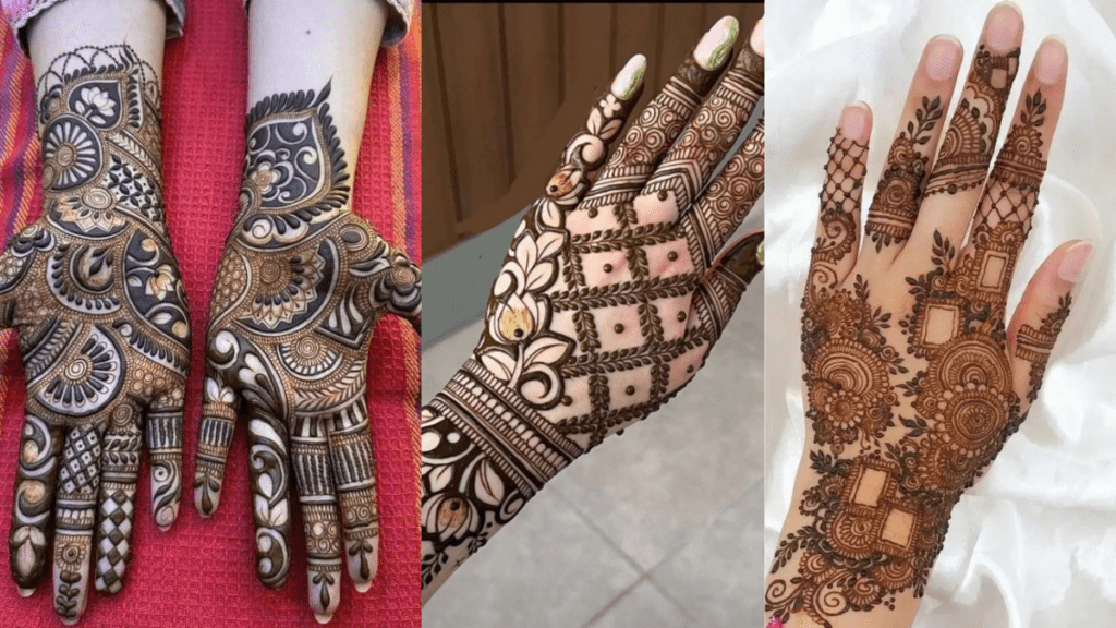 Aesthetic Mehndi Front Hand