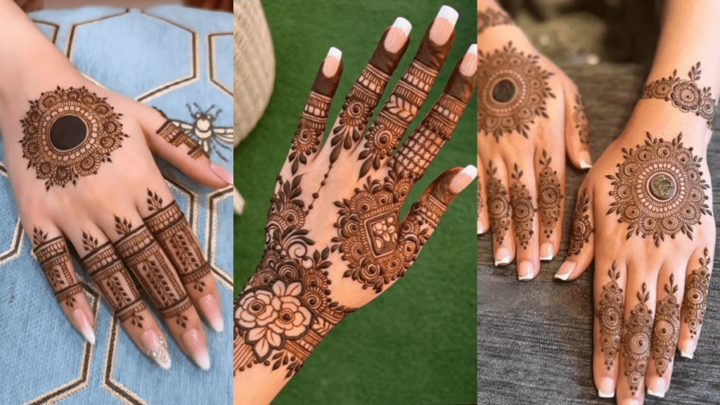 Mehndi Design Back Hand Simple