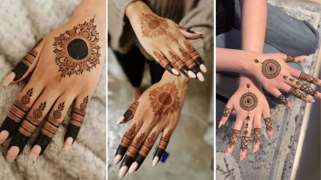 Aesthetic Mehndi Design Back Hand