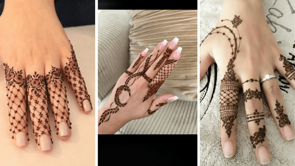 Easy Simple Finger Mehndi Design