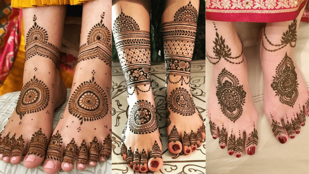 Leg Mehndi Design