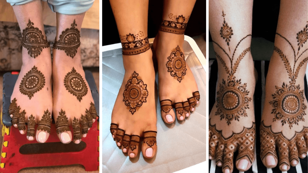 Pakistani Foot Mehndi Design