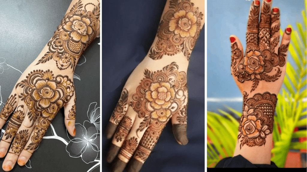 Rose Mehndi Design