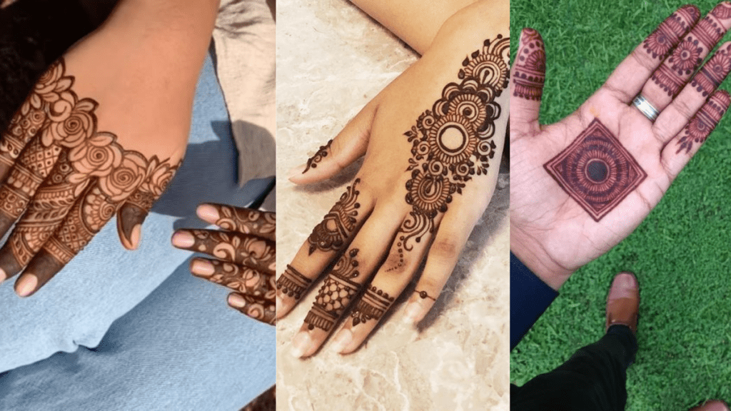 Simple Finger Mehndi Design