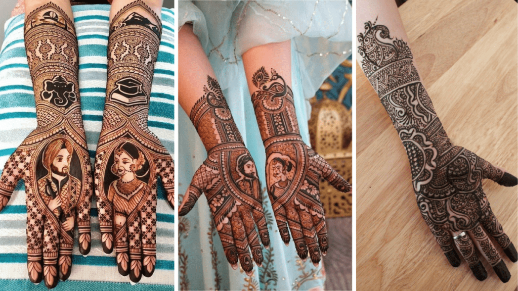 Royal Back Hand Mehndi Design