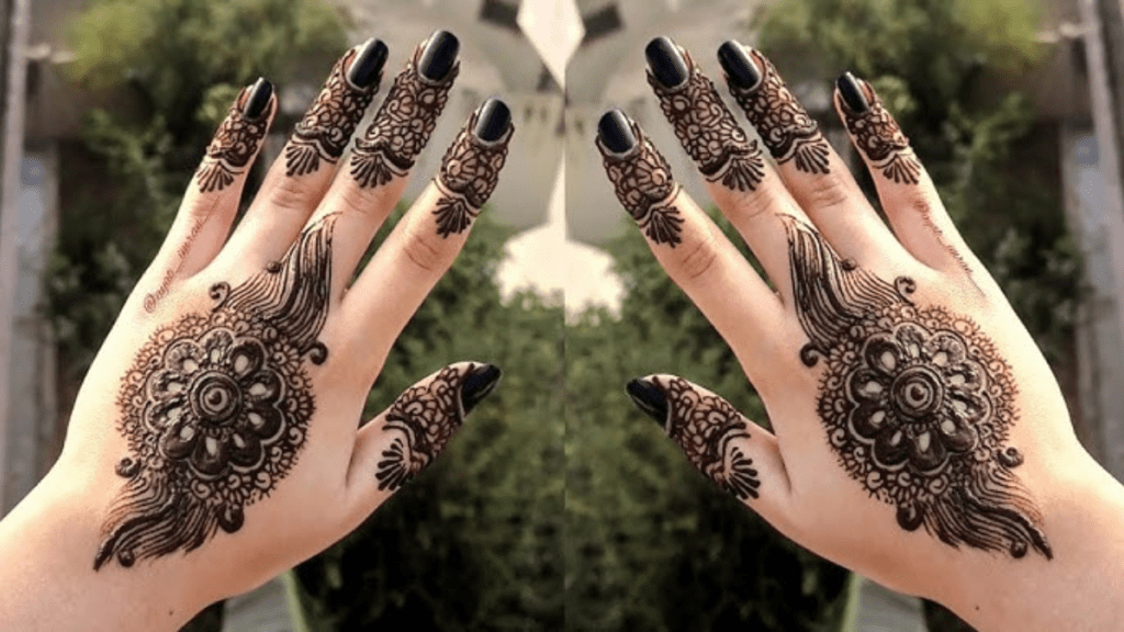 Tikki Mehndi Design