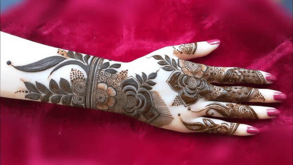 Simple Finger Mehndi Designs