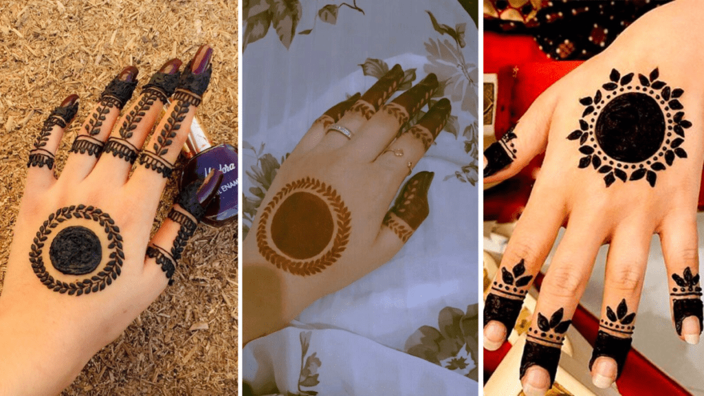 Modern Back Hand Mehndi Design