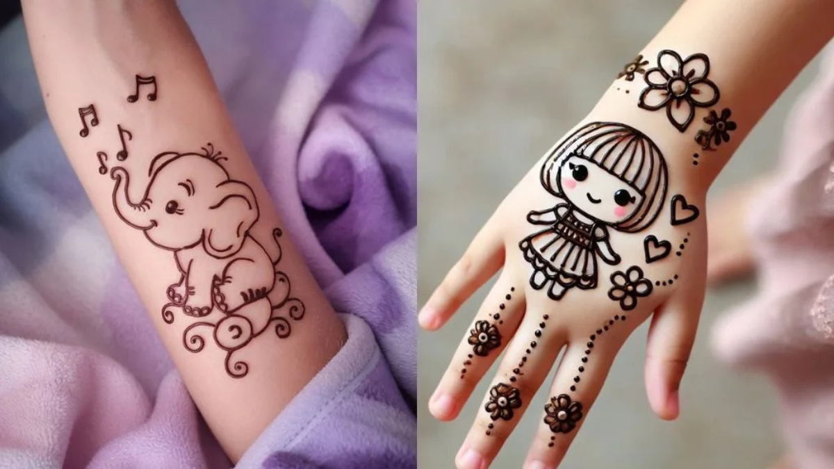 Mehandi Design for Kids