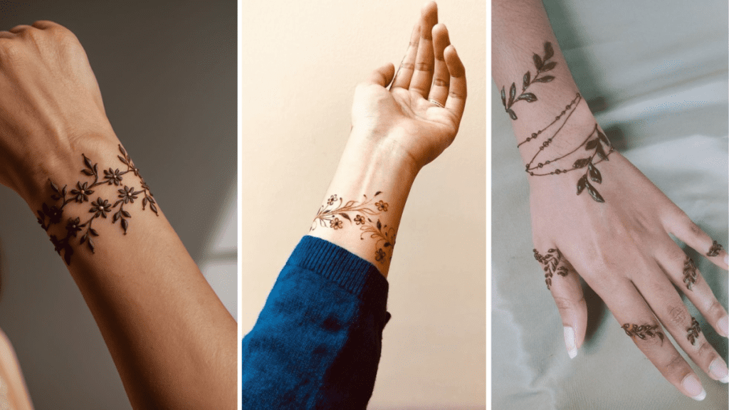 Flower Simple Mehndi Design