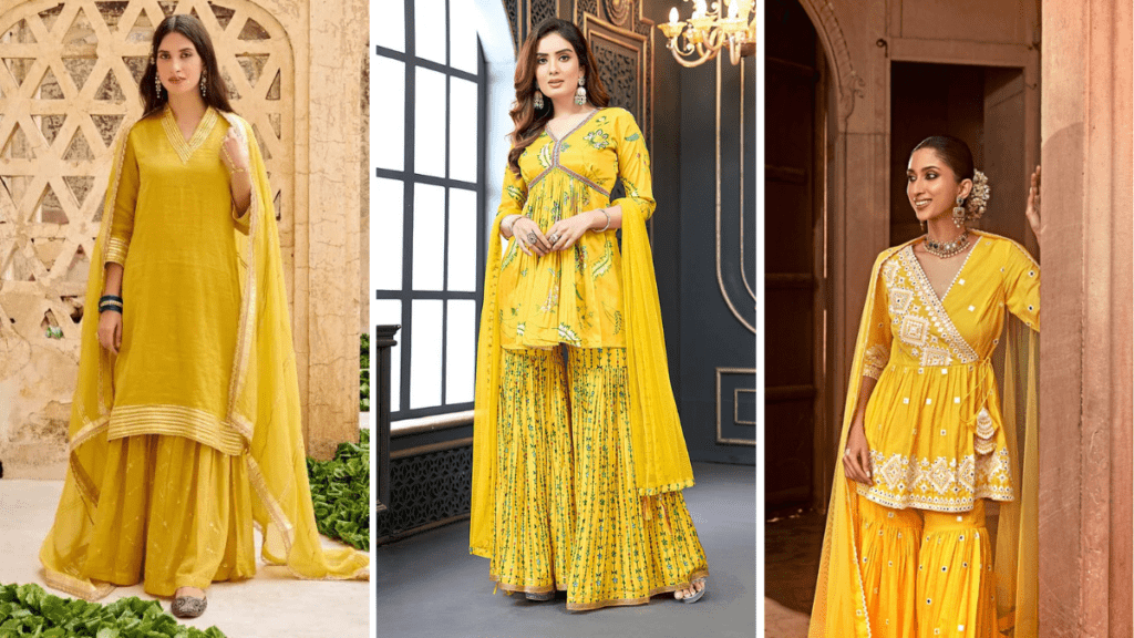Haldi Dress Girl