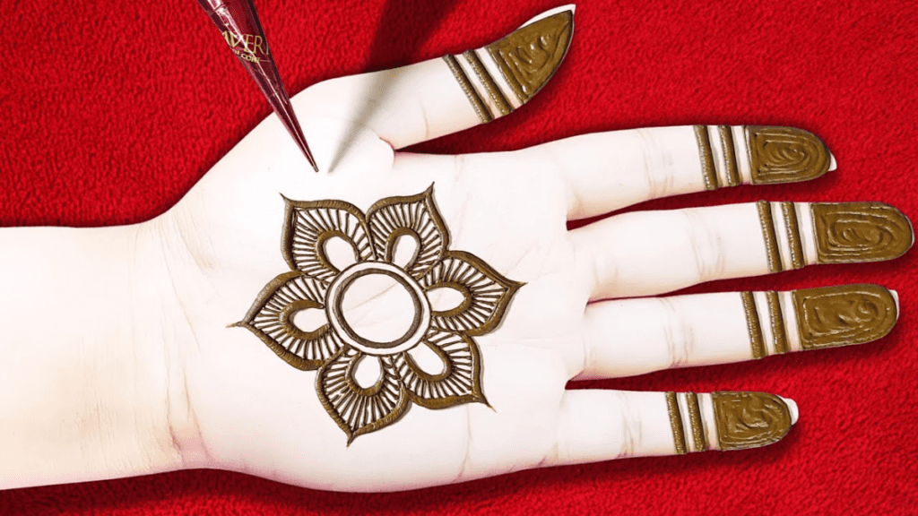Easy Full Hand Mehndi Design