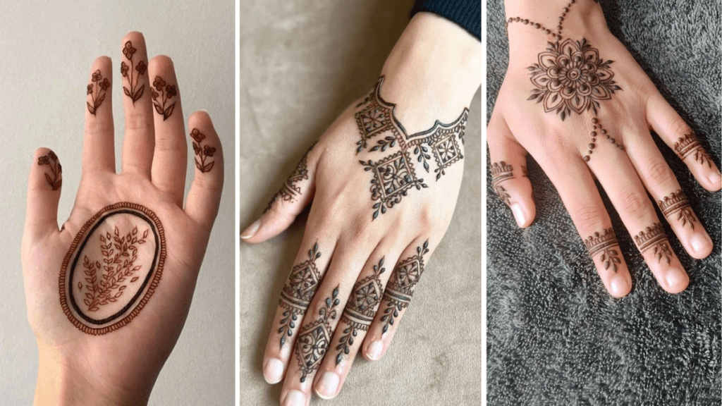 Stylish Finger Mehndi