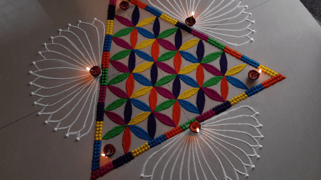 Modern Unique Rangoli Design