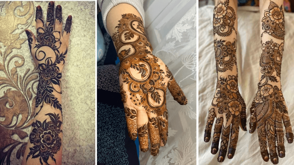 Stylish Khafif Mehndi Design