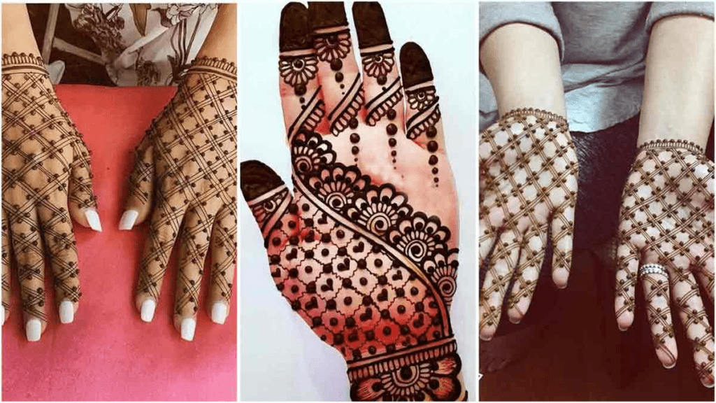 Short Mehndi Designs Front Hand