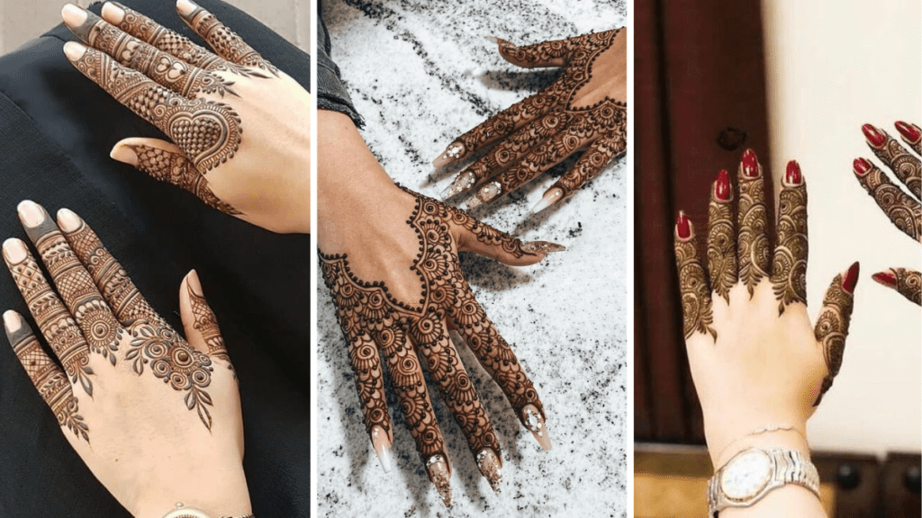 Mehndi Design Photo Back Hand