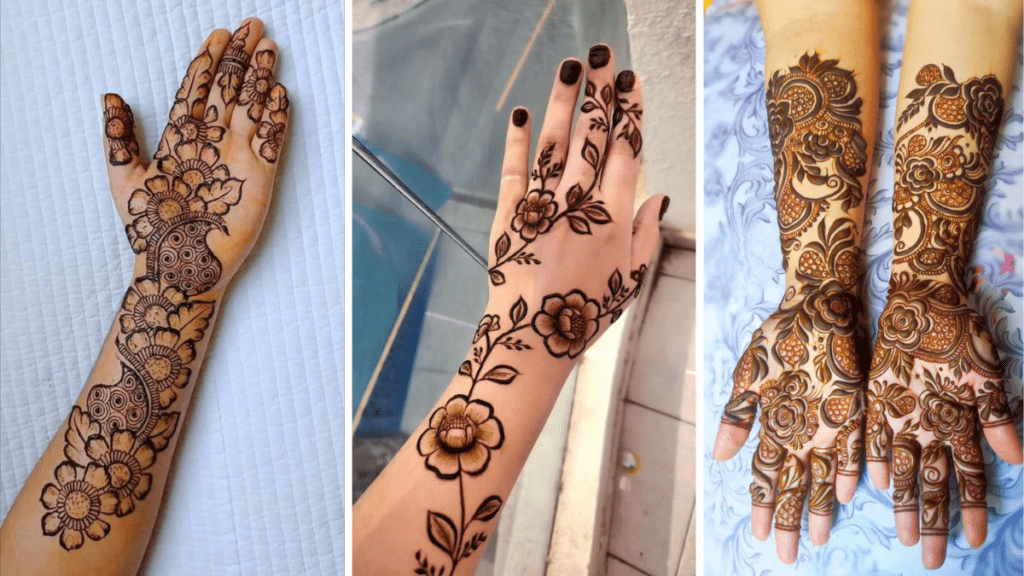 Easy Modern Full Hand Mehndi