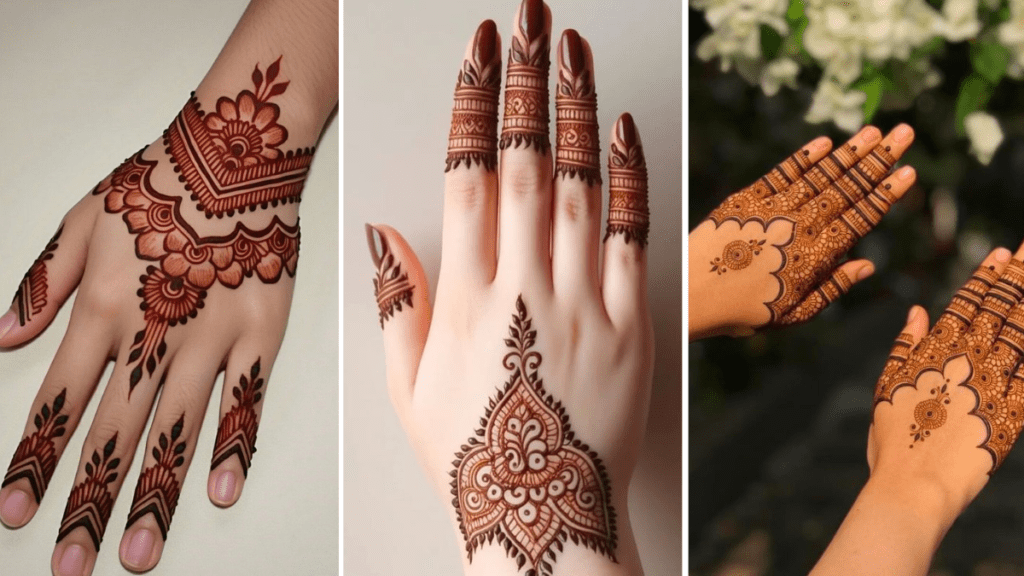 Front Hand Simple Mehndi