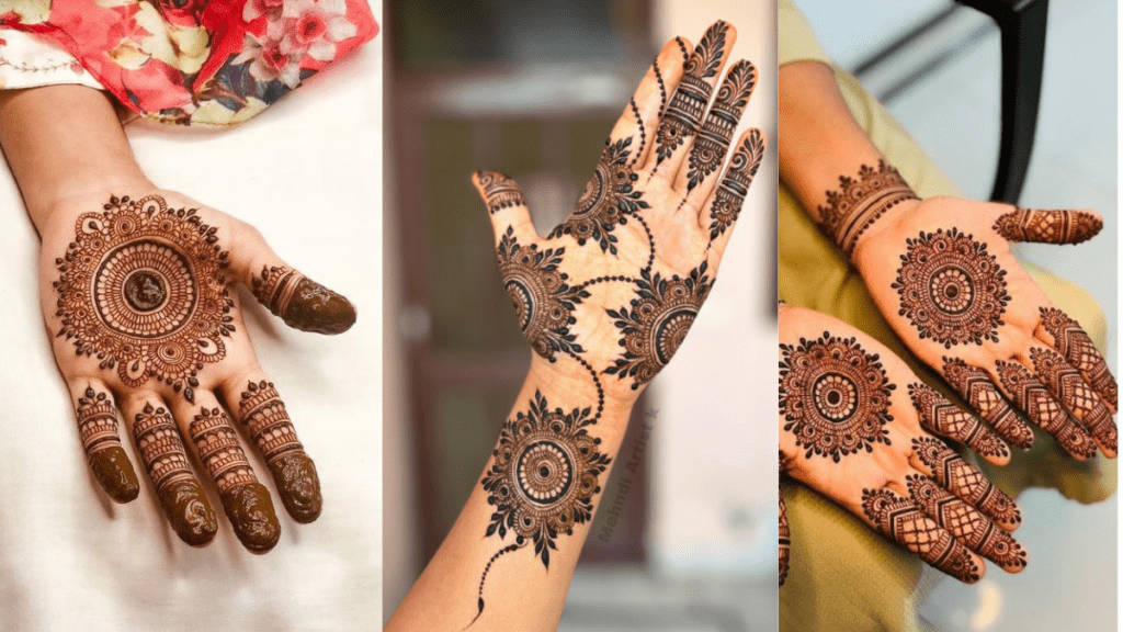 Aesthetic Mehndi Front Hand