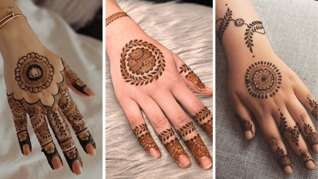 Simple Stylish Back Hand Mehndi