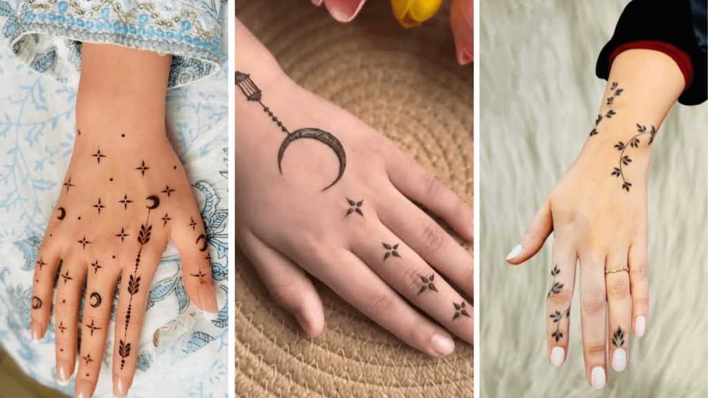 Easy Simple Finger Mehndi Design