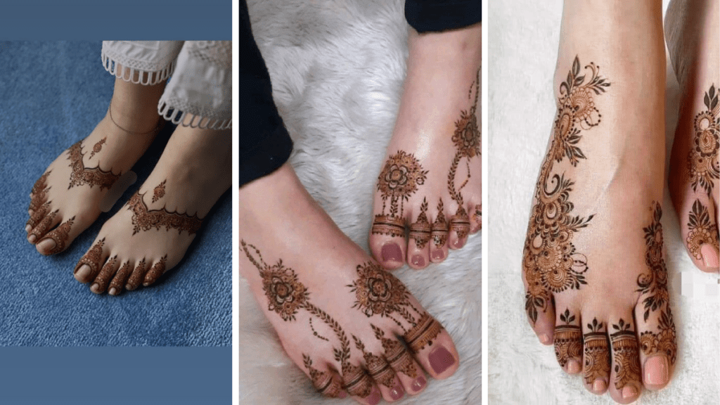 Pakistani Foot Mehndi Design