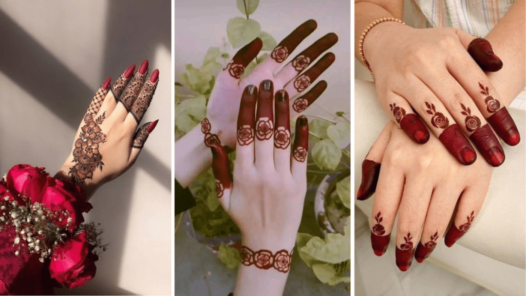 Rose Mehndi Design