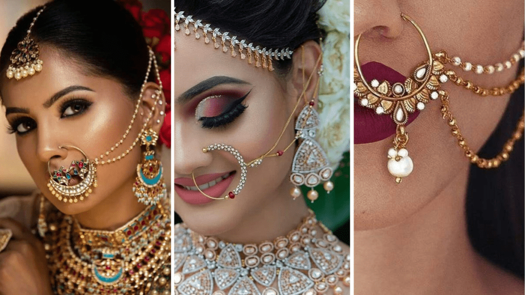 Wedding Gold Nath Design