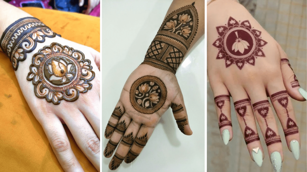 Mehndi Design Back Side